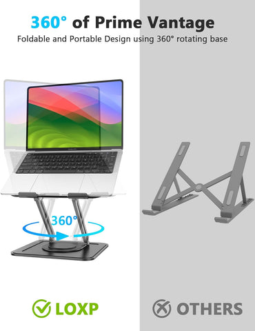 LOXP Rotating Adjustable Laptop Stand