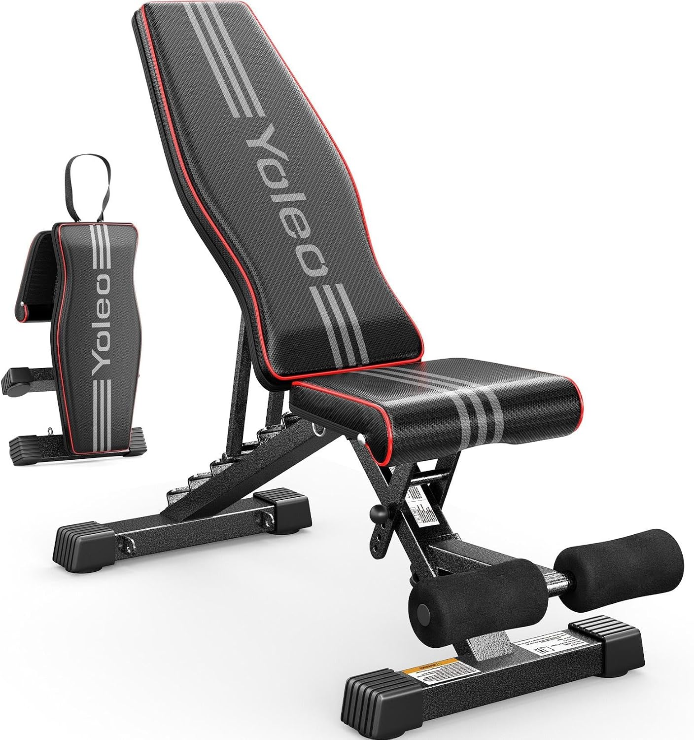 YOLEO Banc de Musculation Réglable Pliable 20234411