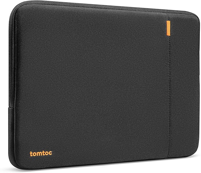 13-Inch Laptop Sleeve 360 Protective Case Water-Resistant for MacBook Air Pro ASUS Zenbook Vivobook Black