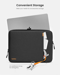 14-Inch Laptop Sleeve 360 Protective Case Water-Resistant for MacBook Pro Surface Laptop Dell XPS Black