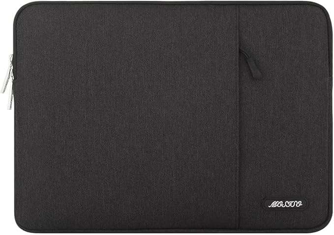 15-15.6 Inch Laptop Sleeve Case Water-Resistant Nylon with Accessory Pocket