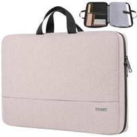 15-15.6 Inch Laptop Sleeve Case Water-Resistant Nylon with Accessory Pocket Grey