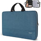 15-15.6 Inch Laptop Sleeve Case Water-Resistant Nylon with Accessory Pocket Grey