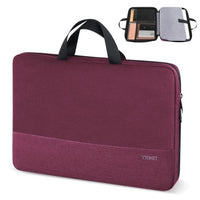 15-15.6 Inch Laptop Sleeve Case Water-Resistant Nylon with Accessory Pocket Grey