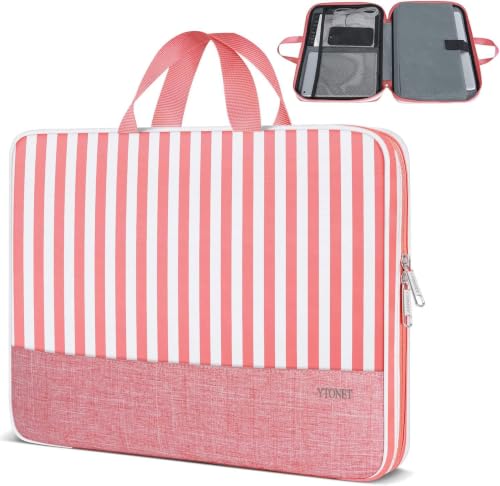 15-15.6 Inch Laptop Sleeve Case Water-Resistant Nylon with Accessory Pocket Grey
