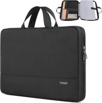 15-15.6 Inch Laptop Sleeve Case Water-Resistant Nylon with Accessory Pocket Grey