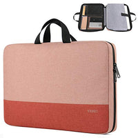 15-15.6 Inch Laptop Sleeve Case Water-Resistant Nylon with Accessory Pocket Grey