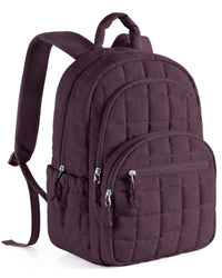 15.6 Inch Laptop Backpack for Women Quilted Water-Resistant Travel Bag with Trolley Sleeve Camel