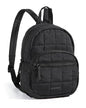 15.6 Inch Laptop Backpack for Women Quilted Water-Resistant Travel Bag with Trolley Sleeve Camel
