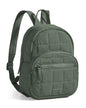 15.6 Inch Laptop Backpack for Women Quilted Water-Resistant Travel Bag with Trolley Sleeve Camel