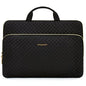 15.6 Inch Laptop Sleeve Case with Handle and Shoulder Strap Water-Resistant Polyester for MacBook HP Dell Pink
