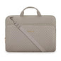15.6 Inch Laptop Sleeve Case with Handle and Shoulder Strap Water-Resistant Polyester for MacBook HP Dell Pink