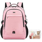 17 Inch Laptop Backpack for Travel Water Resistant College Backpack for Men Women Laptop Bag with USB Charging Port Black
