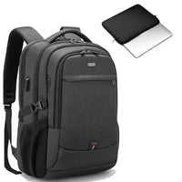 17 Inch Laptop Backpack for Travel Water Resistant College Backpack for Men Women Laptop Bag with USB Charging Port Black