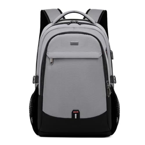 17 Inch Laptop Backpack for Travel Water Resistant College Backpack for Men Women Laptop Bag with USB Charging Port Black