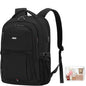 17 Inch Laptop Backpack for Travel Water Resistant College Backpack for Men Women Laptop Bag with USB Charging Port Black
