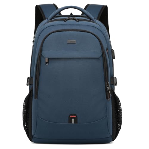 17 Inch Laptop Backpack for Travel Water Resistant College Backpack for Men Women Laptop Bag with USB Charging Port Black
