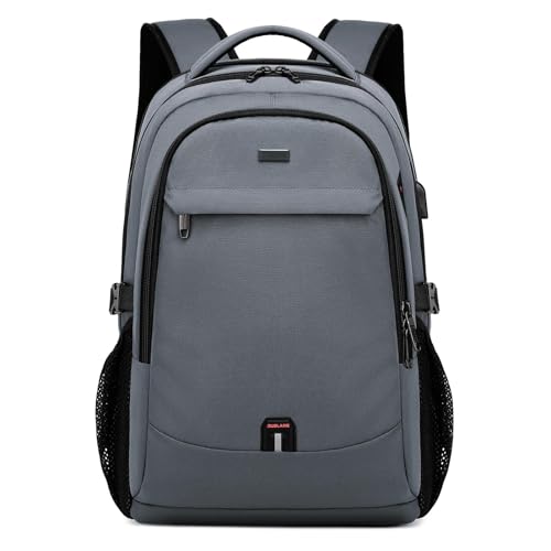 17 Inch Laptop Backpack for Travel Water Resistant College Backpack for Men Women Laptop Bag with USB Charging Port Black