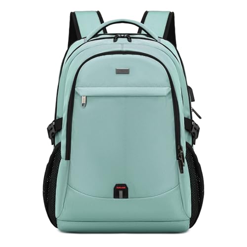 17 Inch Laptop Backpack for Travel Water Resistant College Backpack for Men Women Laptop Bag with USB Charging Port Black