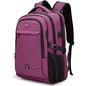 17 Inch Laptop Backpack for Travel Water Resistant College Backpack for Men Women Laptop Bag with USB Charging Port Black