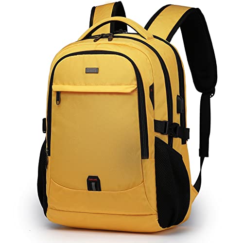 17 Inch Laptop Backpack for Travel Water Resistant College Backpack for Men Women Laptop Bag with USB Charging Port Black