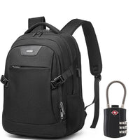 17 Inch Laptop Backpack for Travel Water Resistant College Backpack for Men Women Laptop Bag with USB Charging Port Black