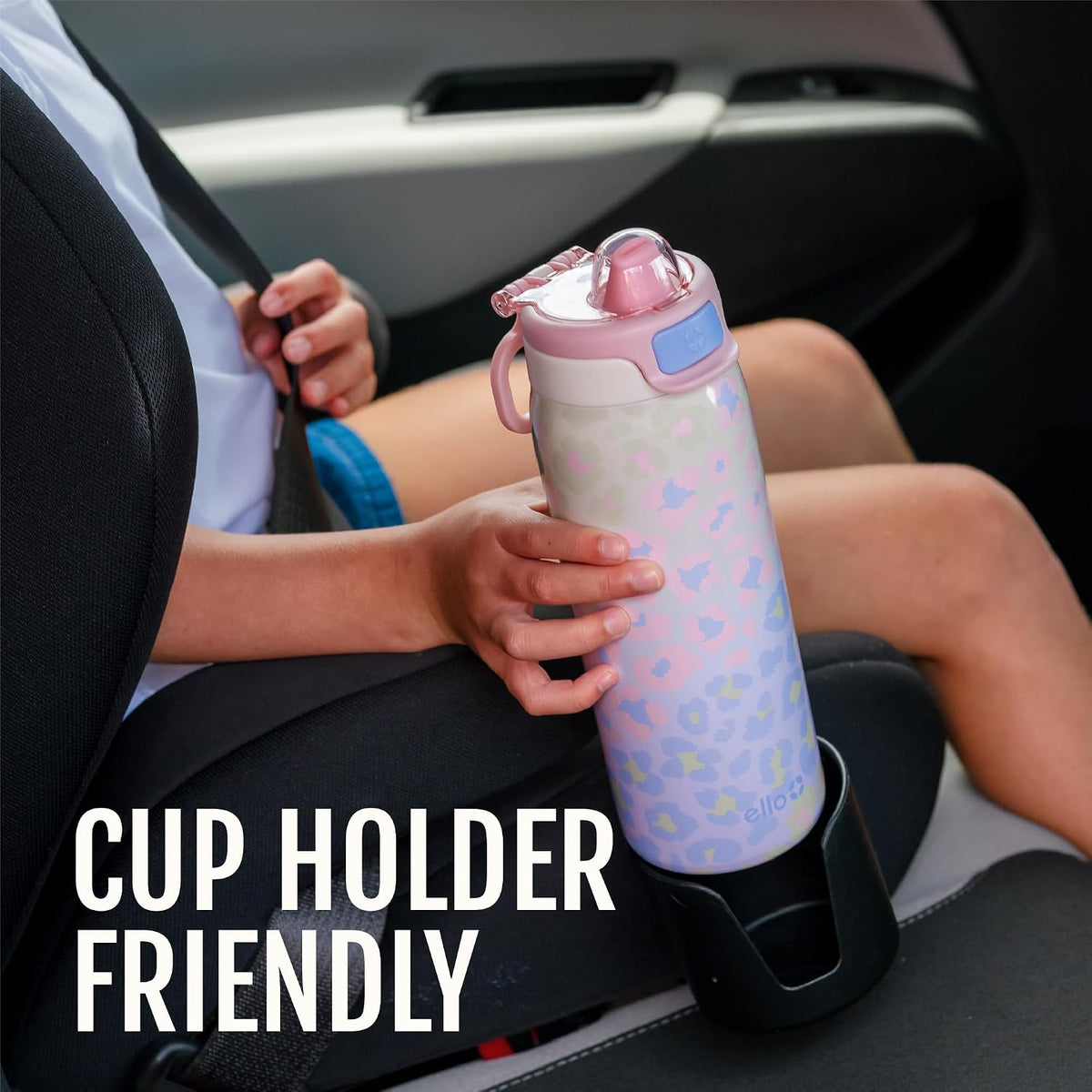 18 oz Stainless Steel Kids Water Bottle with Quick Fill Lid Vacuum Insulated BPA Free Leak Proof Straw and Chug Lid Dishwasher Safe Lighthouse