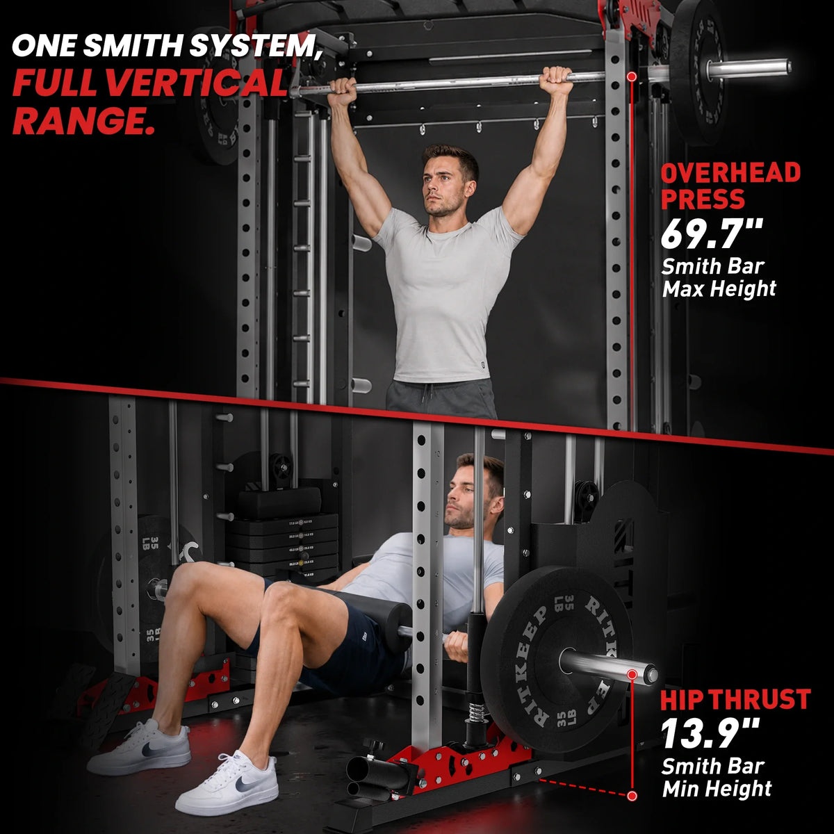 PMAX 5600 Smith Machine Appareil de Musculation