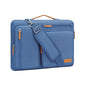 360 Protective Laptop Shoulder Bag 15-16 Inch Computer Messenger Bag with 4 Zipper Pockets Black
