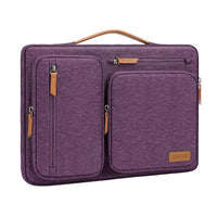 360 Protective Laptop Sleeve 16 Inch Side Open Carrying Case with 4 Zipper Pockets Black