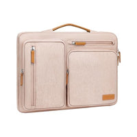 360 Protective Laptop Sleeve 16 Inch Side Open Carrying Case with 4 Zipper Pockets Black