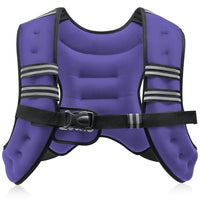 ZELUS Gilet Lesté de Musculation avec Bandes Réfléchissantes