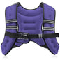 ZELUS Gilet Lesté de Musculation avec Bandes Réfléchissantes