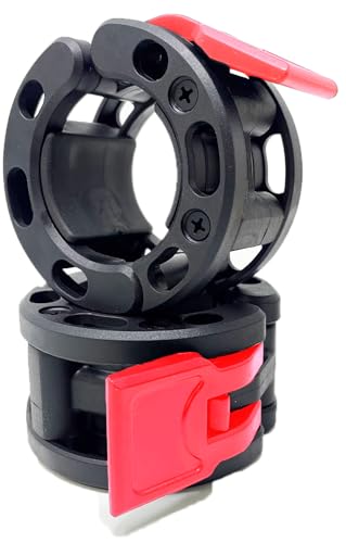Clout Fitness Colliers de Serrage Olympiques pour Barres CF-9080-BK