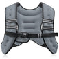 ZELUS Gilet Lesté de Musculation avec Bandes Réfléchissantes