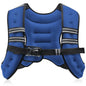 ZELUS Gilet Lesté de Musculation avec Bandes Réfléchissantes
