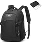17 Inch Laptop Backpack for Travel Water Resistant College Backpack for Men Women Laptop Bag with USB Charging Port Black