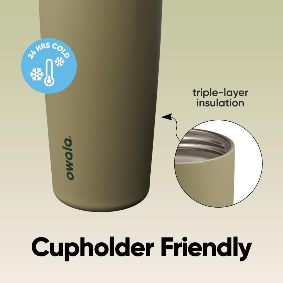 Owala FreeSip Sway Gourde Isotherme en Acier Inoxydable C08795