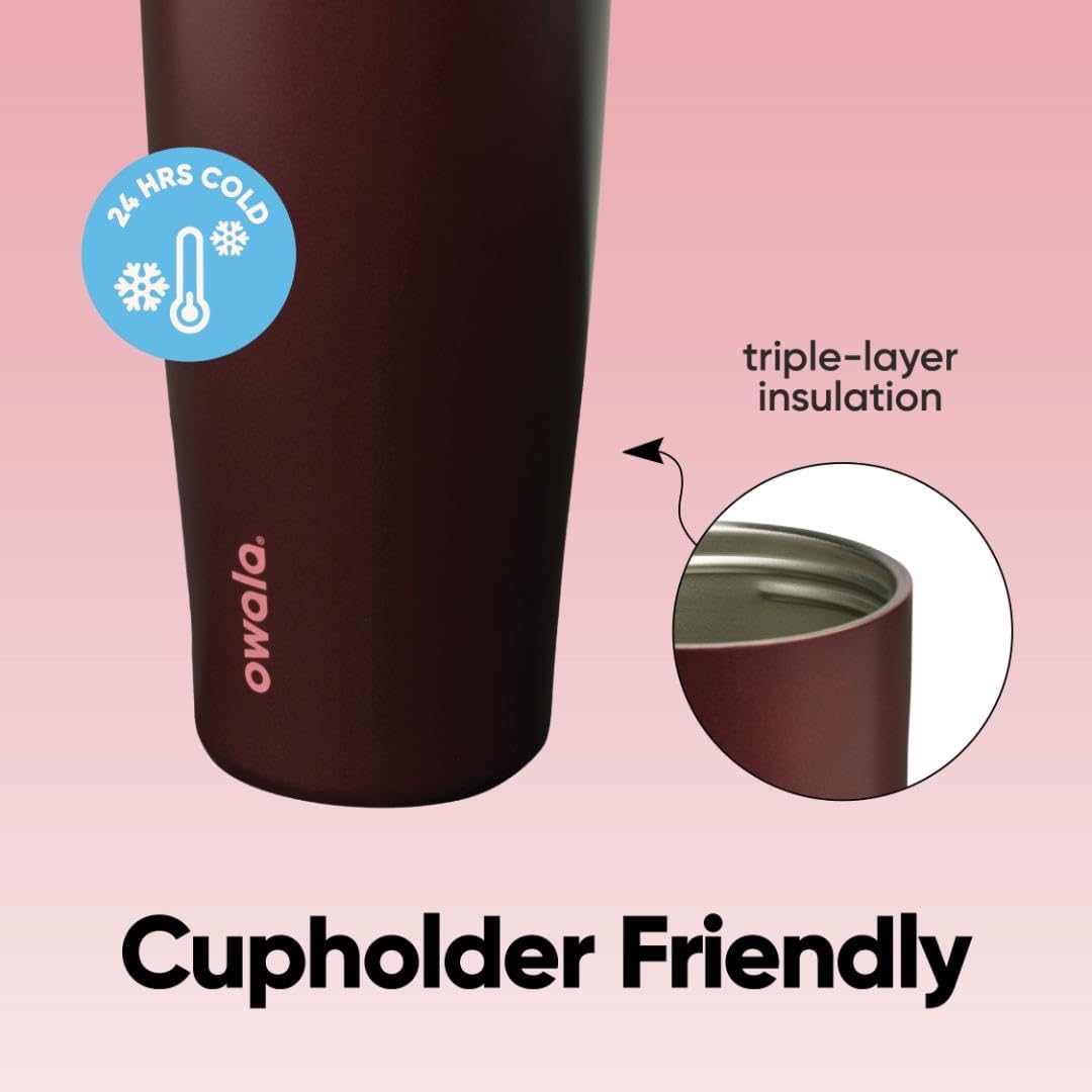 Owala FreeSip Sway Bouteille Isotherme en Acier Inoxydable C08821