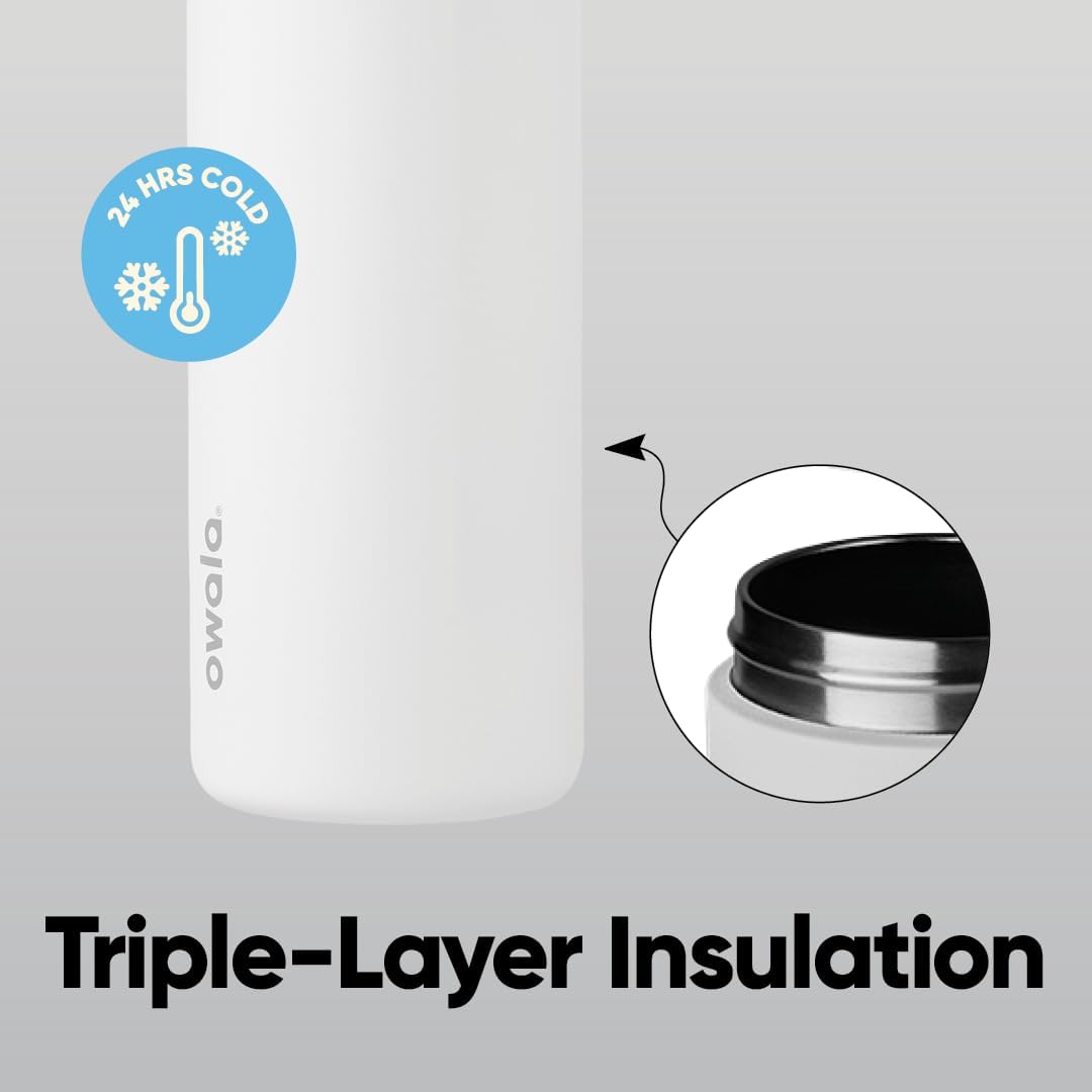 Owala FreeSip Gourde Isotherme en Acier Inoxydable C03771