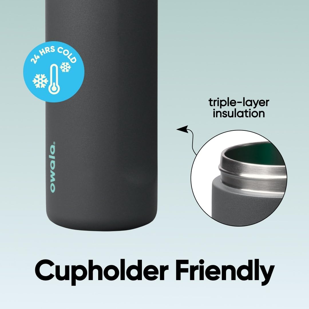 Owala FreeSip Gourde Isotherme en Acier Inoxydable C06157