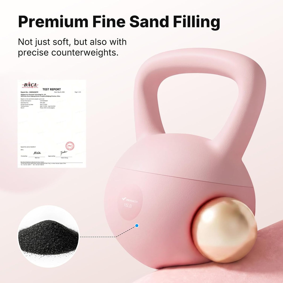 MERACH Kettlebell Souple pour Musculation MR-2409