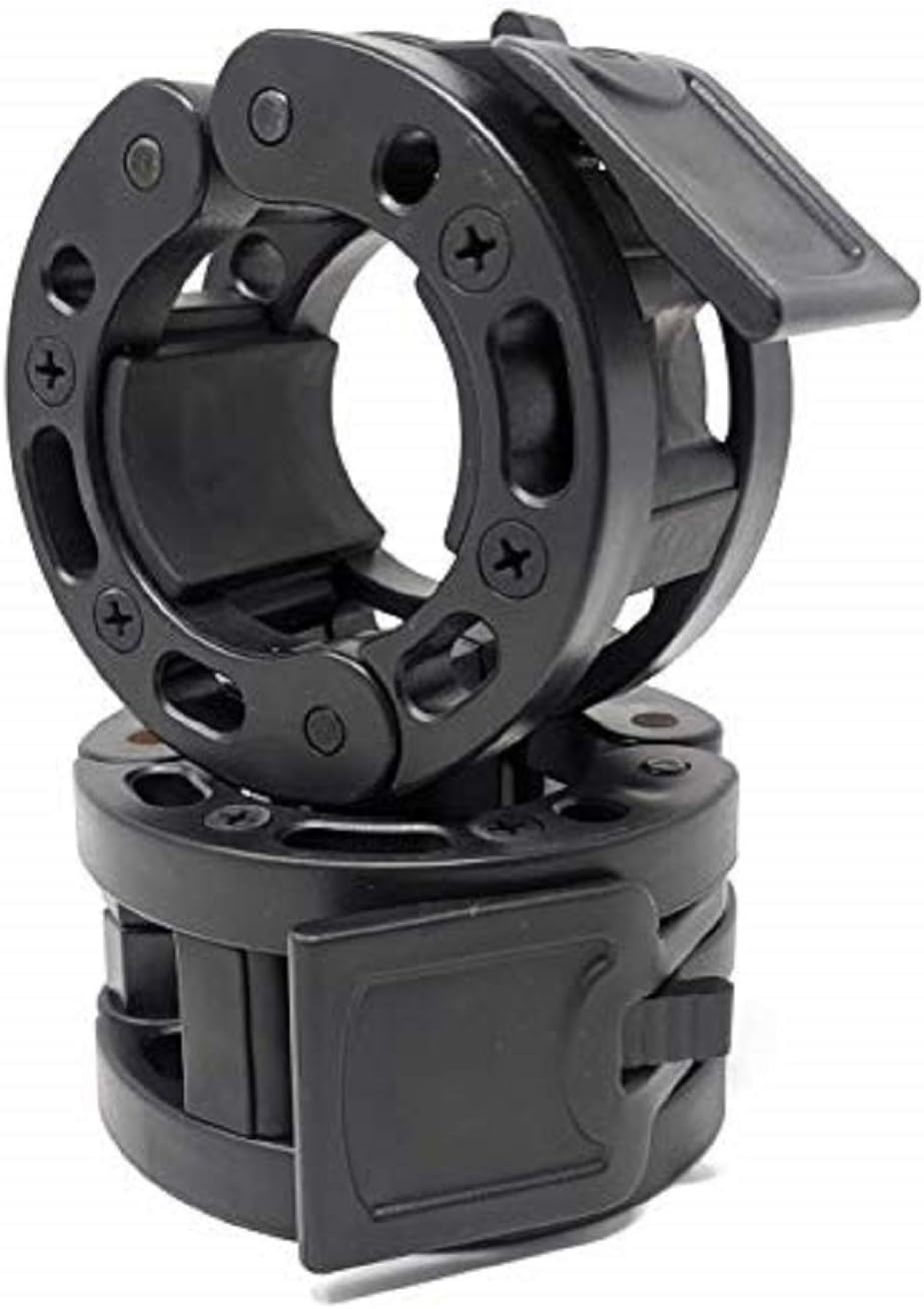 Clout Fitness Colliers de Serrage Olympiques pour Barres CF-9080-BK