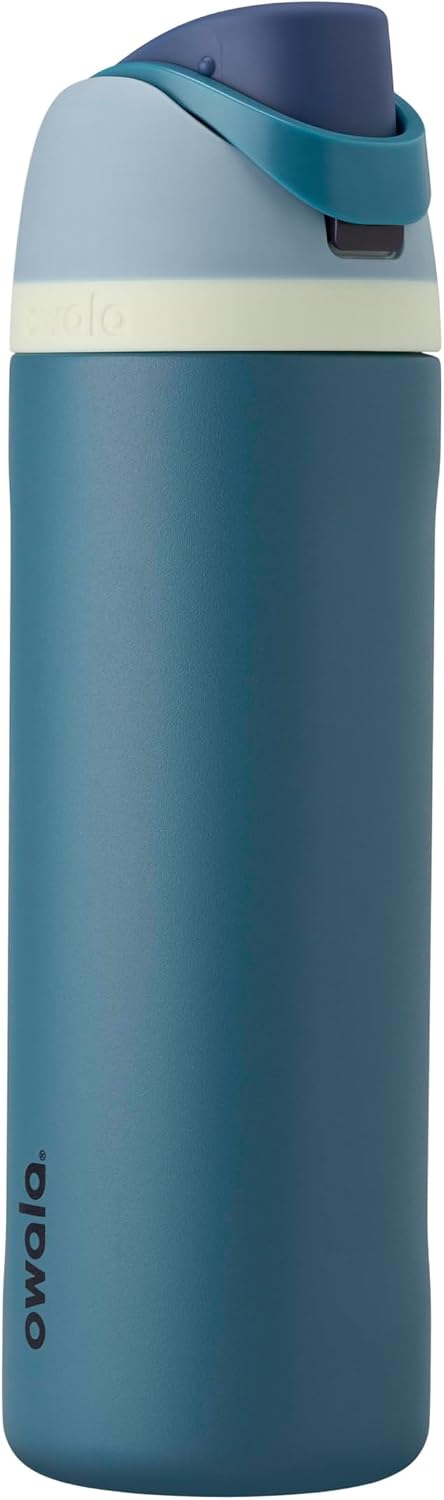 Owala FreeSip Gourde Isotherme en Acier Inoxydable 710 ml
