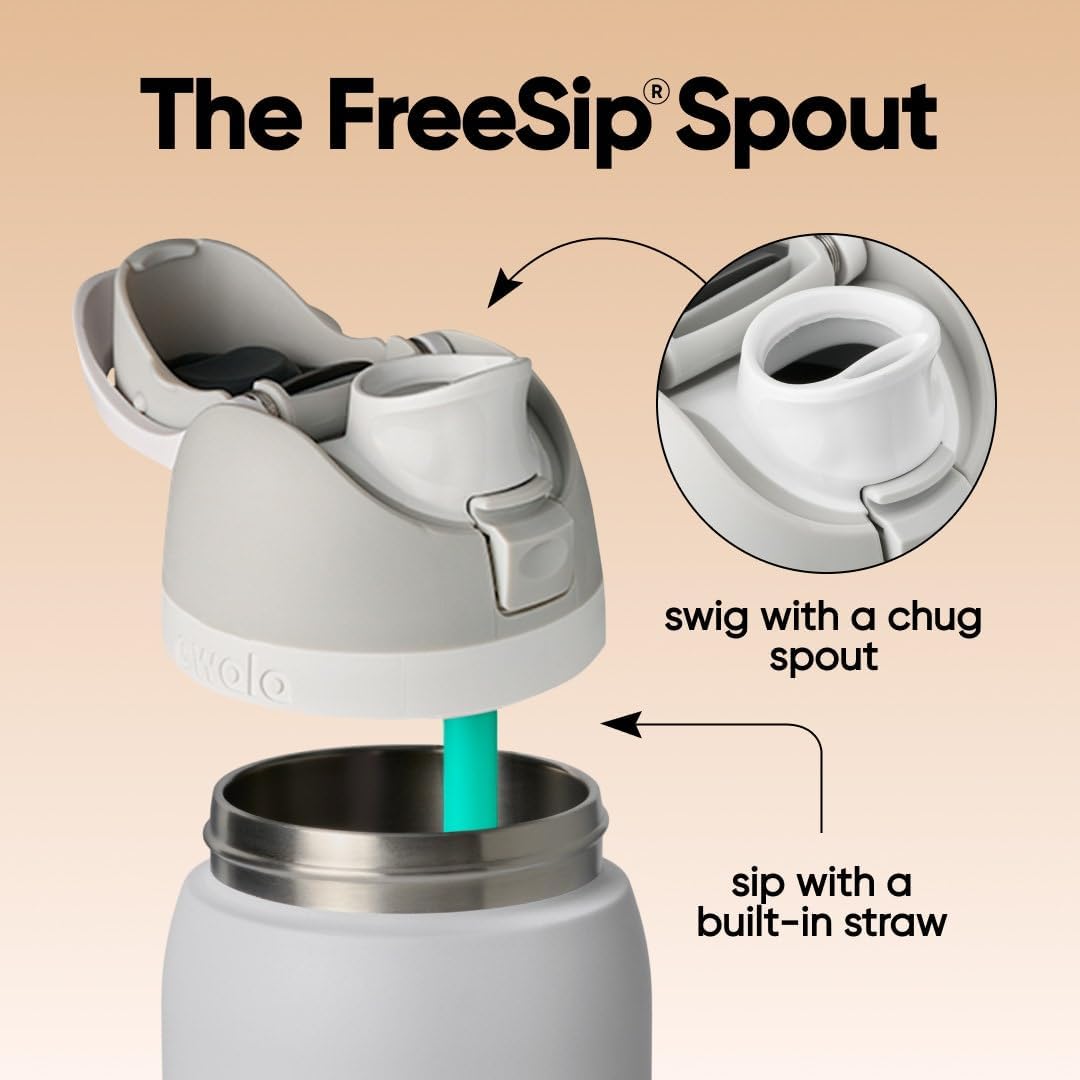 Owala FreeSip Gourde Isotherme en Acier Inoxydable C05529