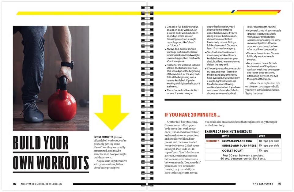 Men's Health No Gym Required: Kettlebells Guide de Musculation