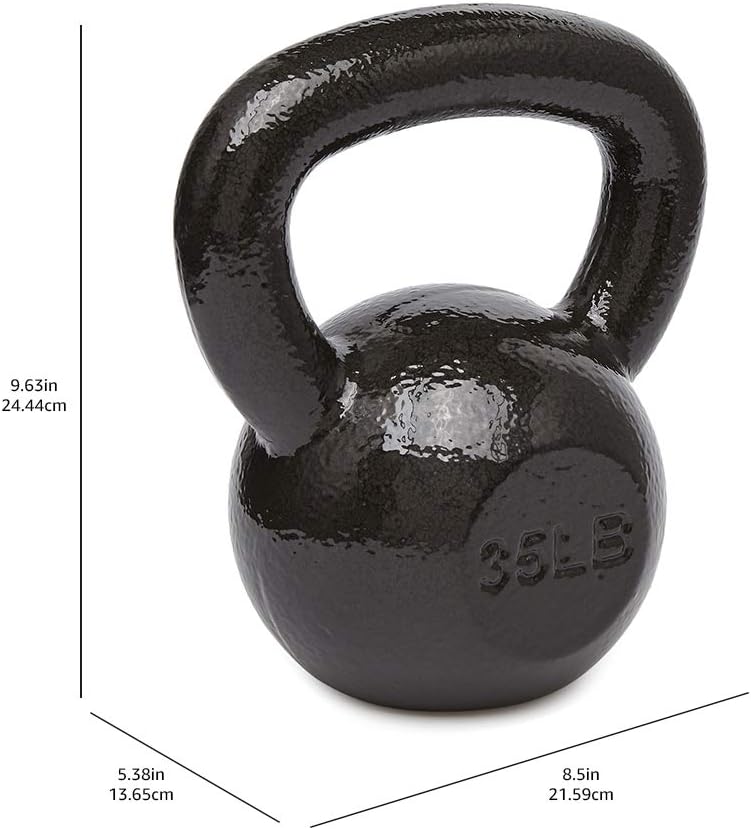 Amazon Basics Kettlebell en Fonte pour Musculation KB-35LB