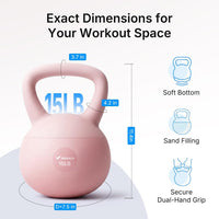 MERACH Kettlebell Souple pour Musculation MR-2409