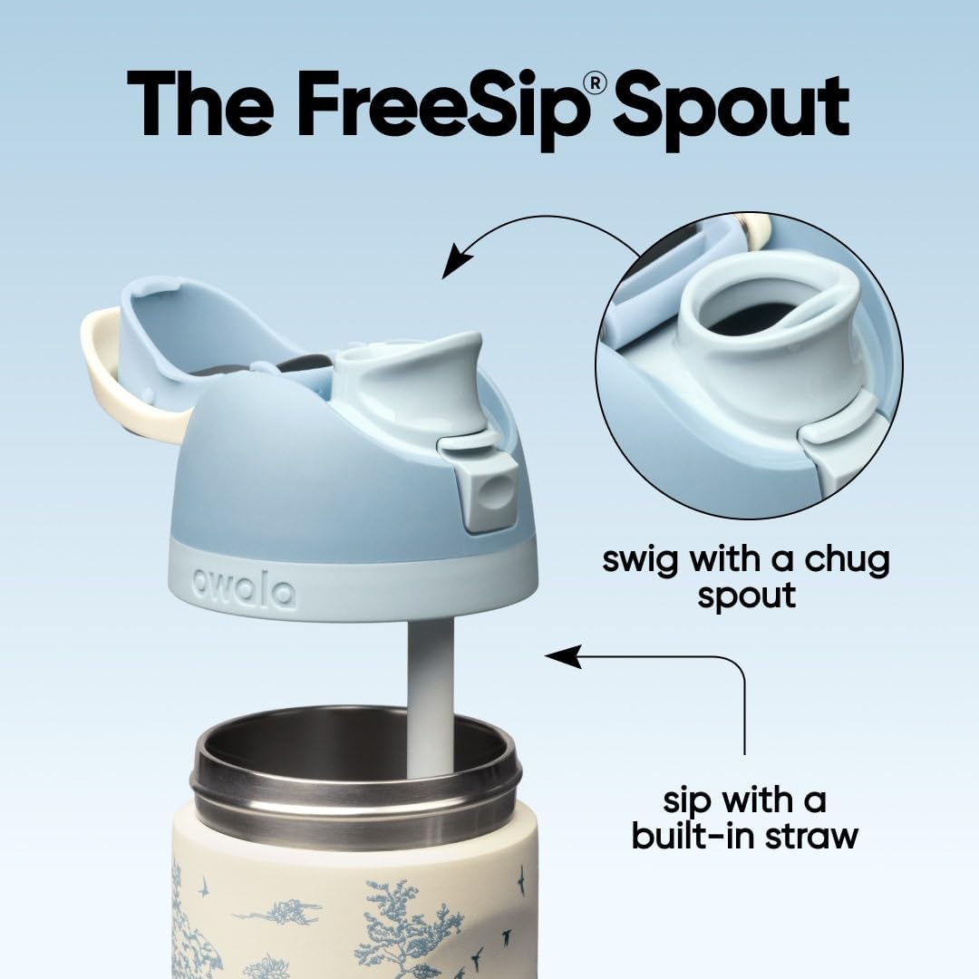 Owala FreeSip Gourde Isotherme en Acier Inoxydable 710 ml