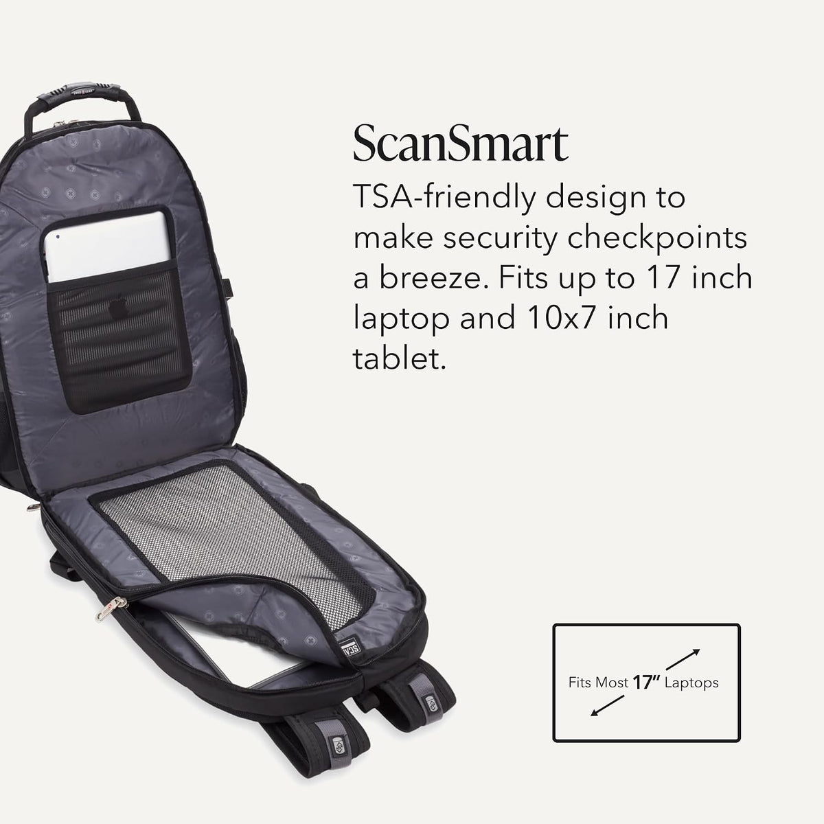 SwissGear 1900 ScanSmart Laptop Backpack